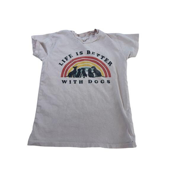 Modish Rebel Other - Girls Modish Rebel XS Life is Better With Dogs Tee